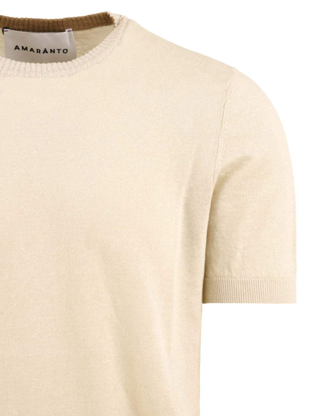 Maglia manica corta AMARANTO Uomo - Beige