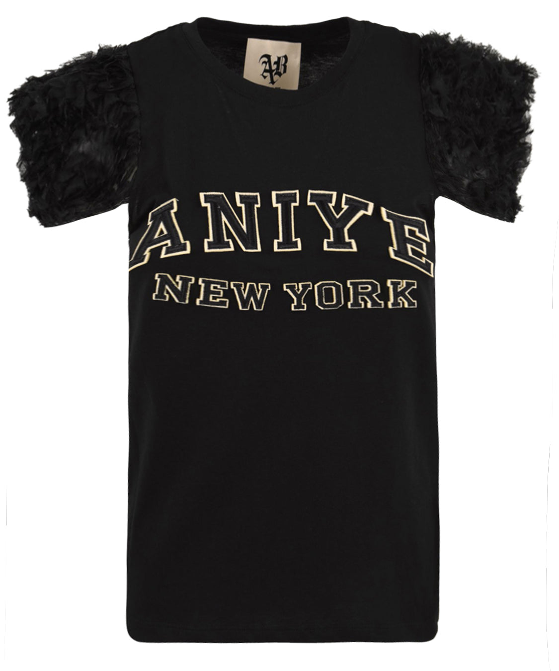 T-shirt Tull urban ANIYE BY Donna - Nero