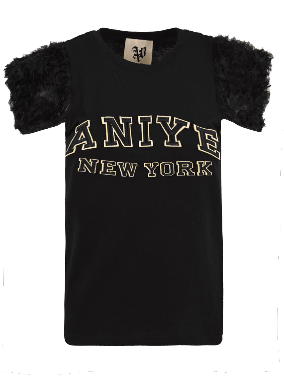 T-shirt Tull urban ANIYE BY Donna - Nero