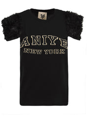 T-shirt Tull urban ANIYE BY Donna - Nero