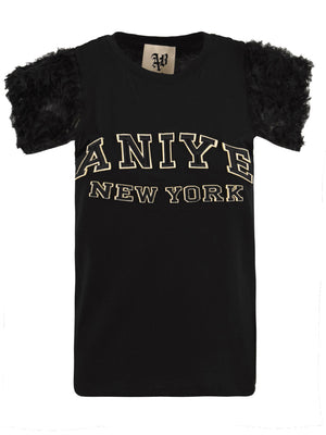 T-shirt Tull urban ANIYE BY Donna - Nero