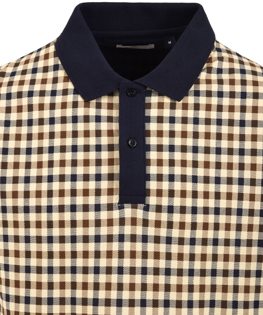 Polo stretch piquet AQUASCUTUM Uomo - Blue