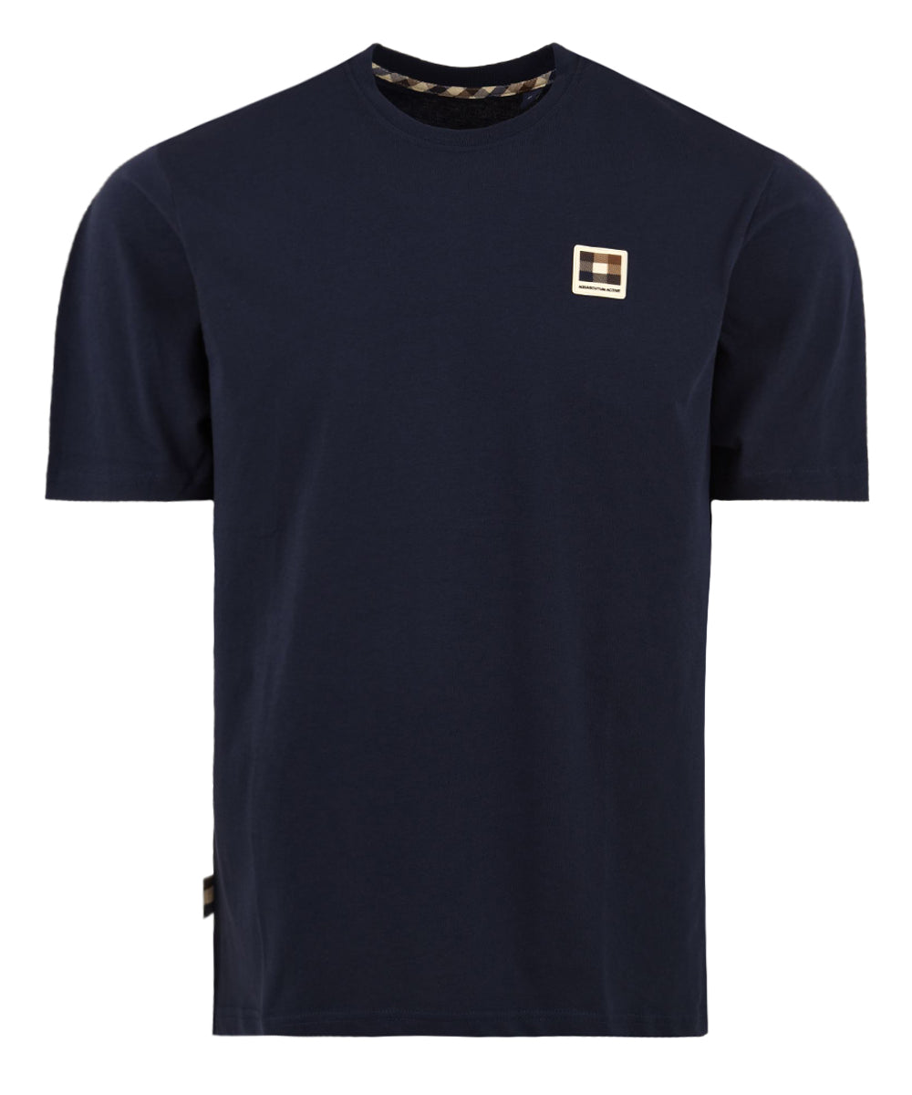T-shirt badge AQUASCUTUM Uomo - Blue