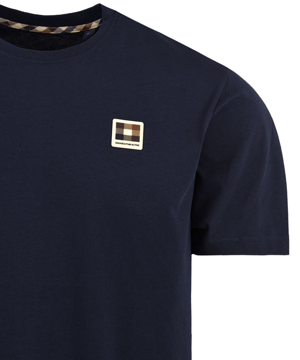 T-shirt badge AQUASCUTUM Uomo - Blue
