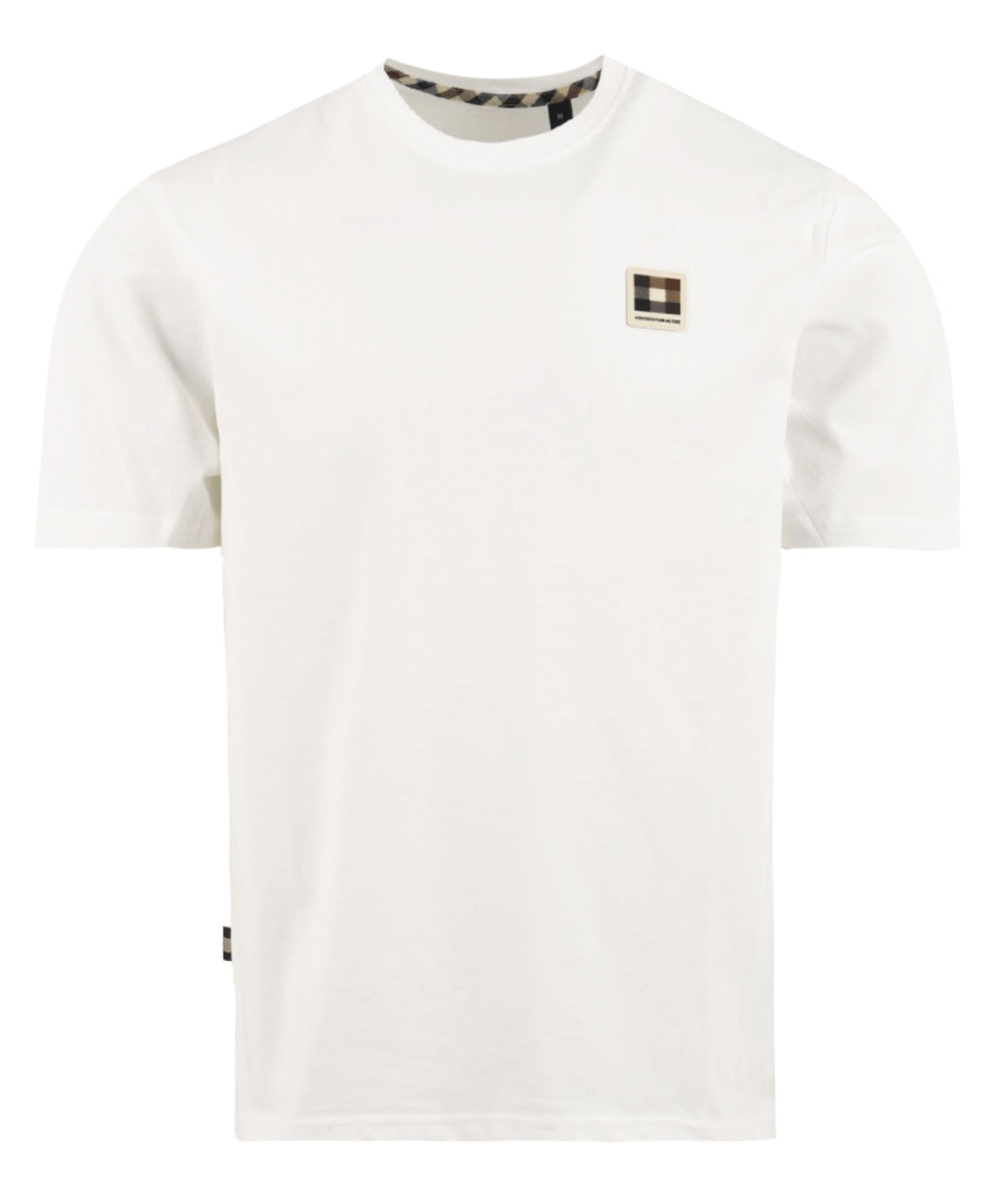 T-shirt badge AQUASCUTUM Uomo - Bianco
