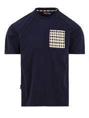 T-shirt raglan pocket AQUASCUTUM Uomo - Blue