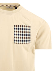 T-shirt raglan pocket AQUASCUTUM Uomo - Beige