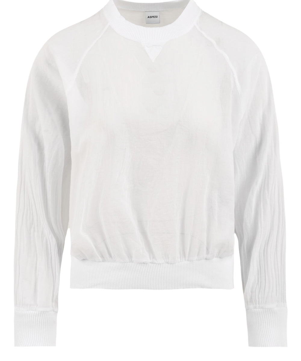 Blusa voile di cotone ASPESI Donna - Bianco