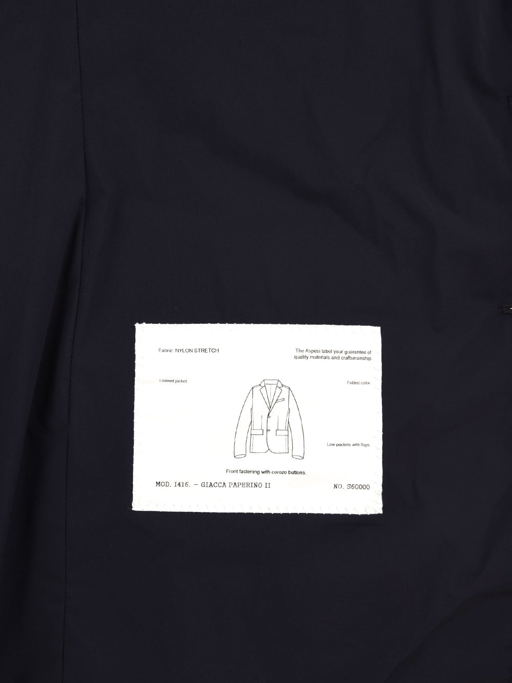 Giacca Blazer Nylon ASPESI Uomo - Blue