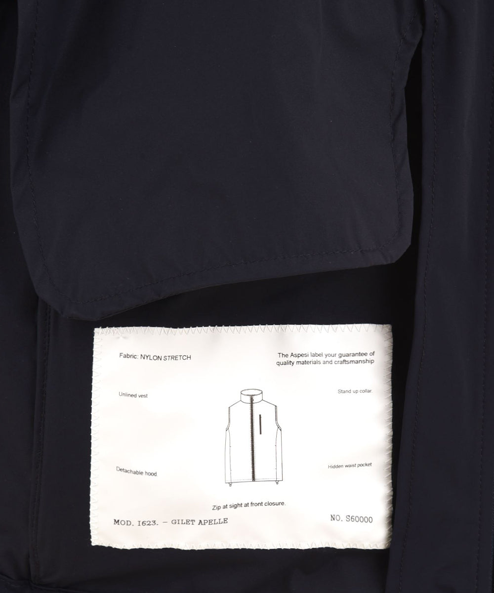 Gilet Nylon Stretch ASPESI Uomo - Blue