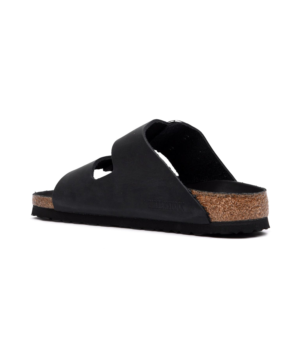 Sandalo Arizona Big Buckle Oiled Leather BIRKENSTOCK Donna - Nero