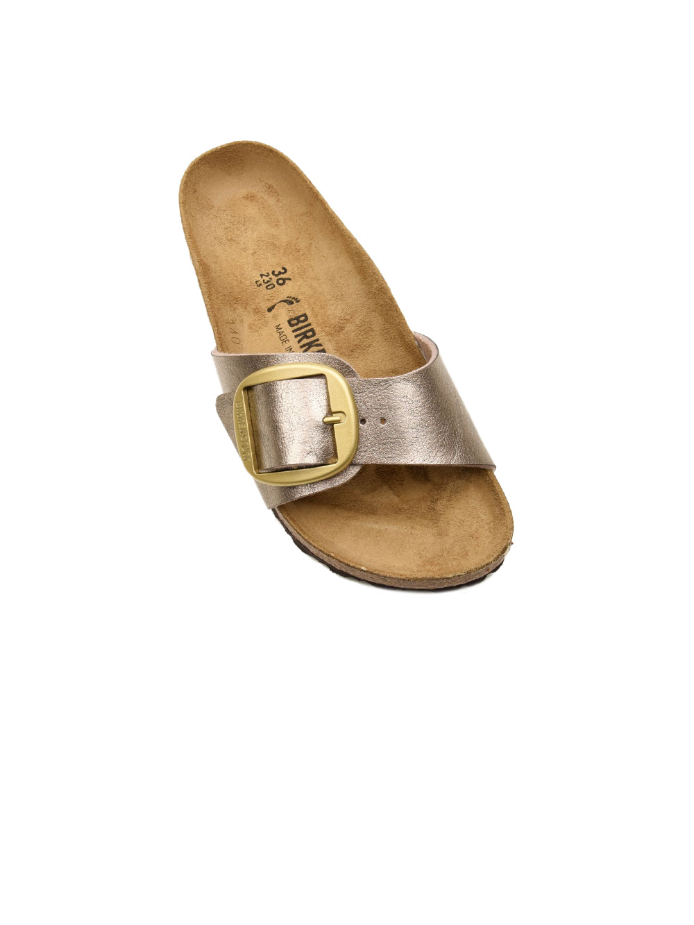 Ciabatta Madrid Big Buckle Birko Flor BIRKENSTOCK Donna - Grigio