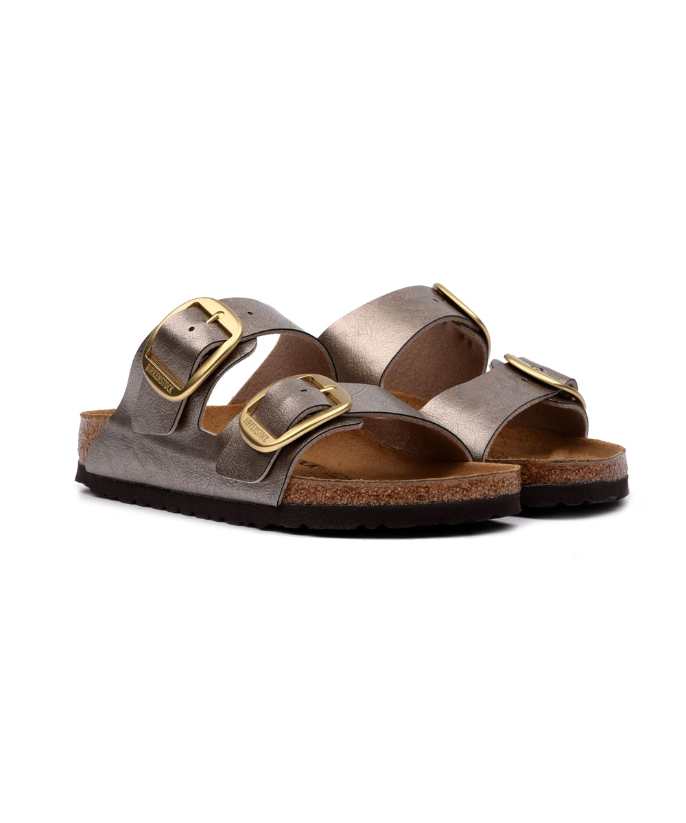 Sandalo Arizona Big Buckle Birko Flor BIRKENSTOCK Donna - Grigio