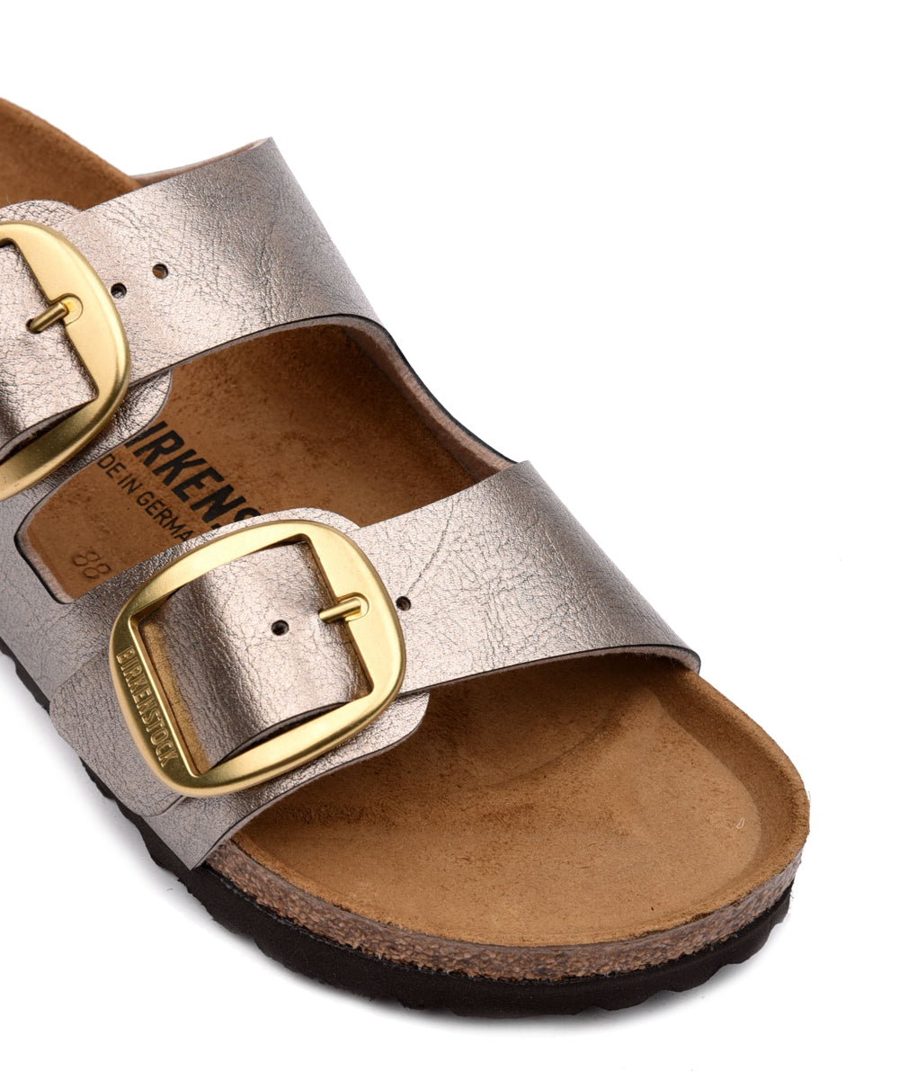 Sandalo Arizona Big Buckle Birko Flor BIRKENSTOCK Donna - Grigio