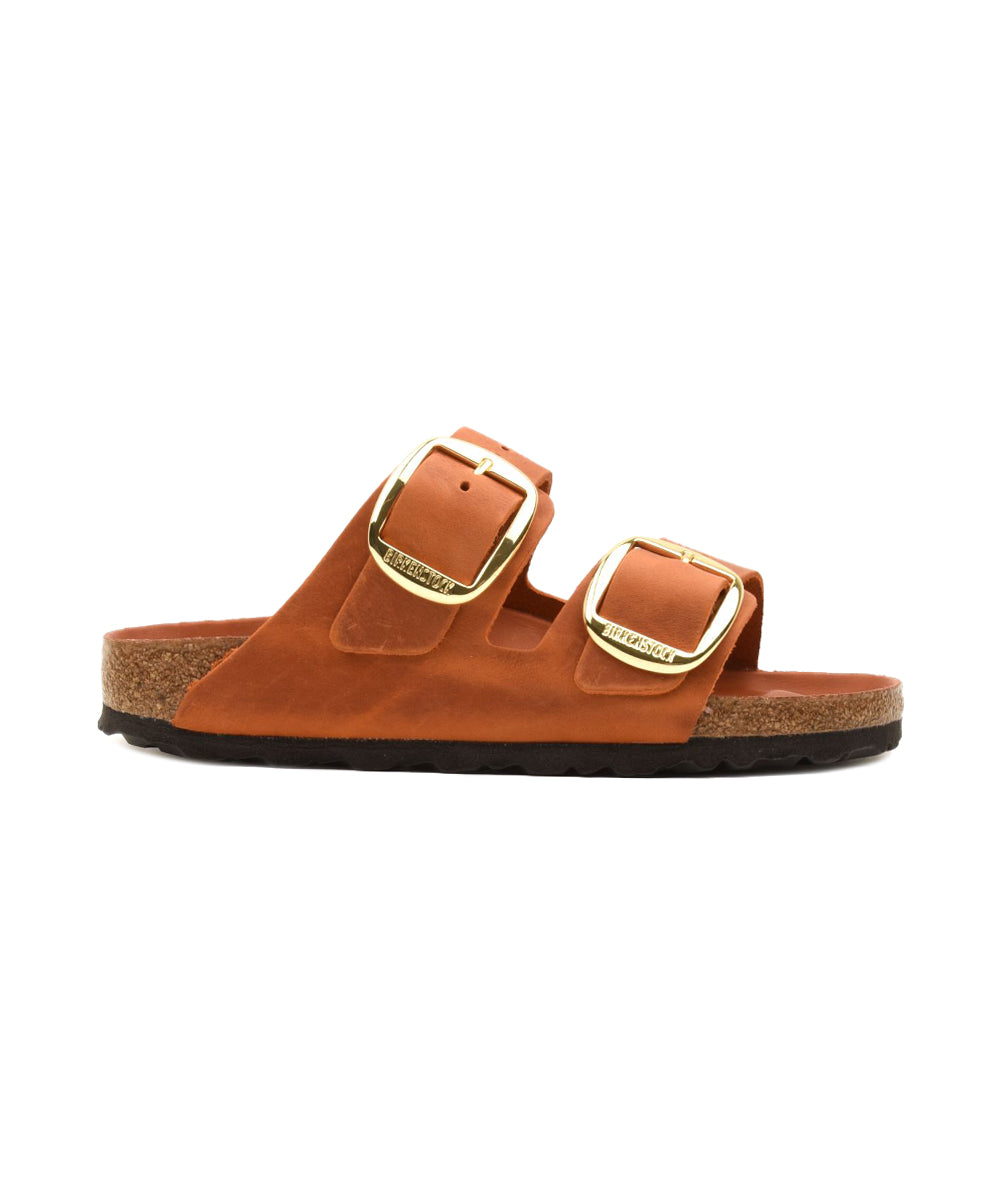 Sandalo Arizona Big Buckle Oiled Leather BIRKENSTOCK Donna - Arancione
