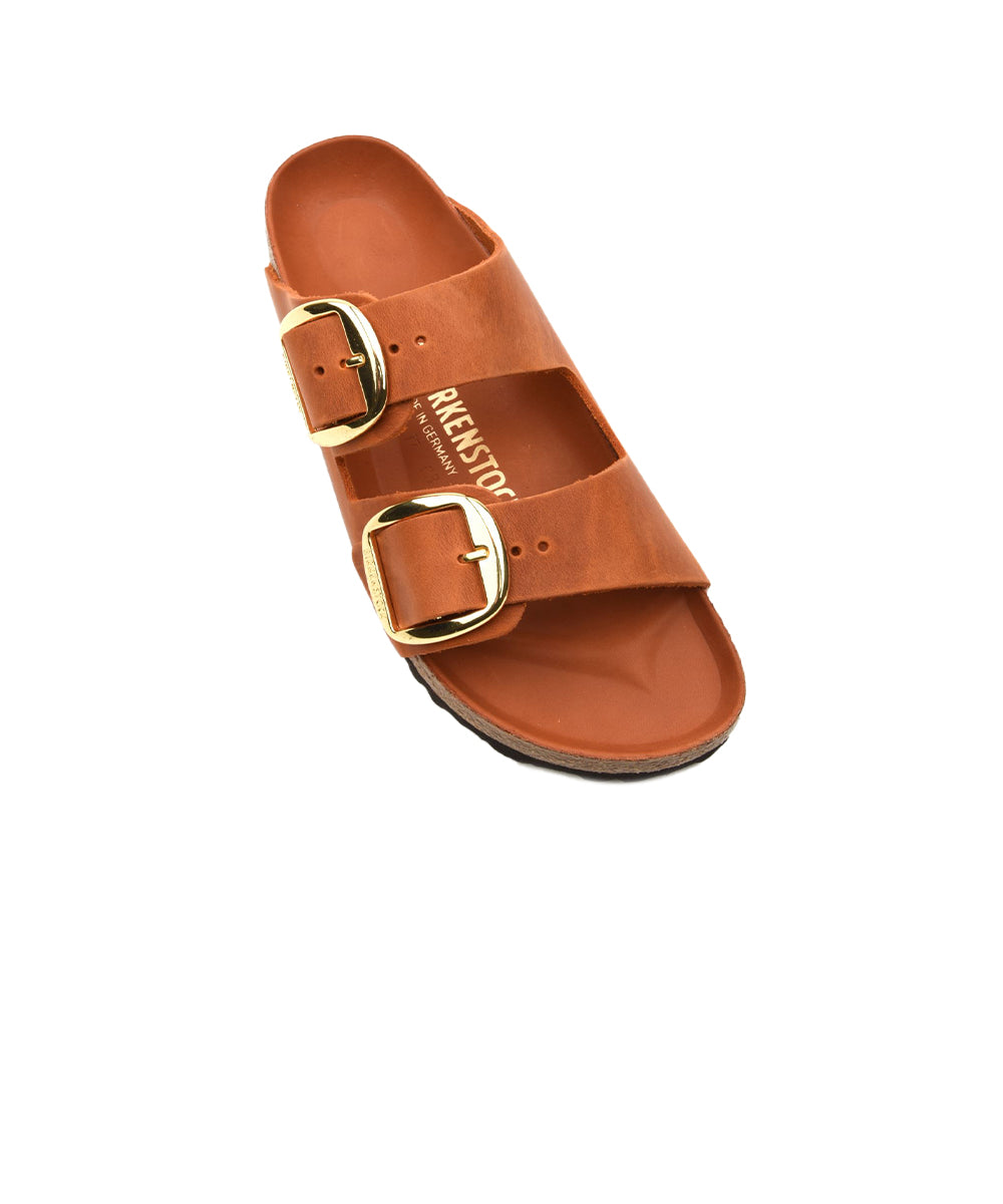 Sandalo Arizona Big Buckle Oiled Leather BIRKENSTOCK Donna - Arancione