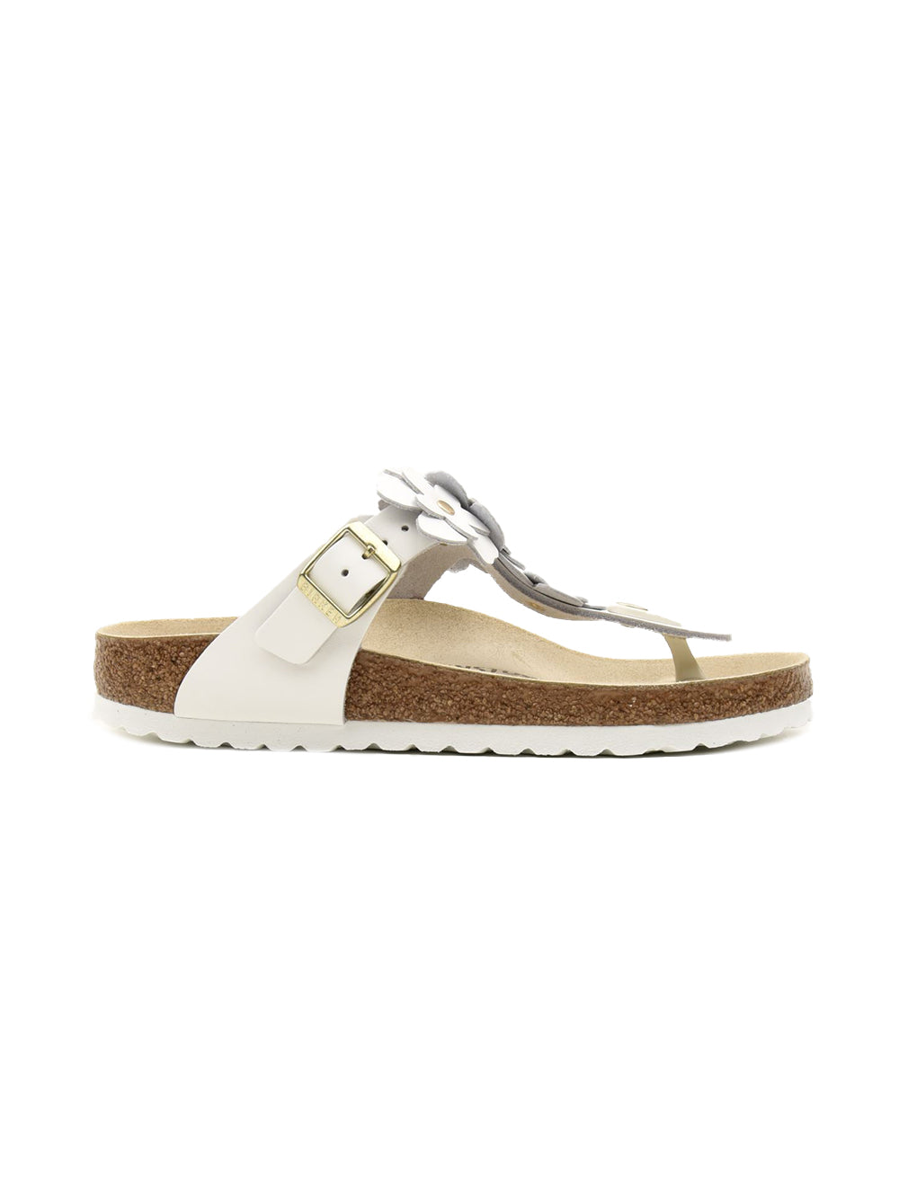 Infradito Gizeh Flowers Natural Leather BIRKENSTOCK Donna - Bianco