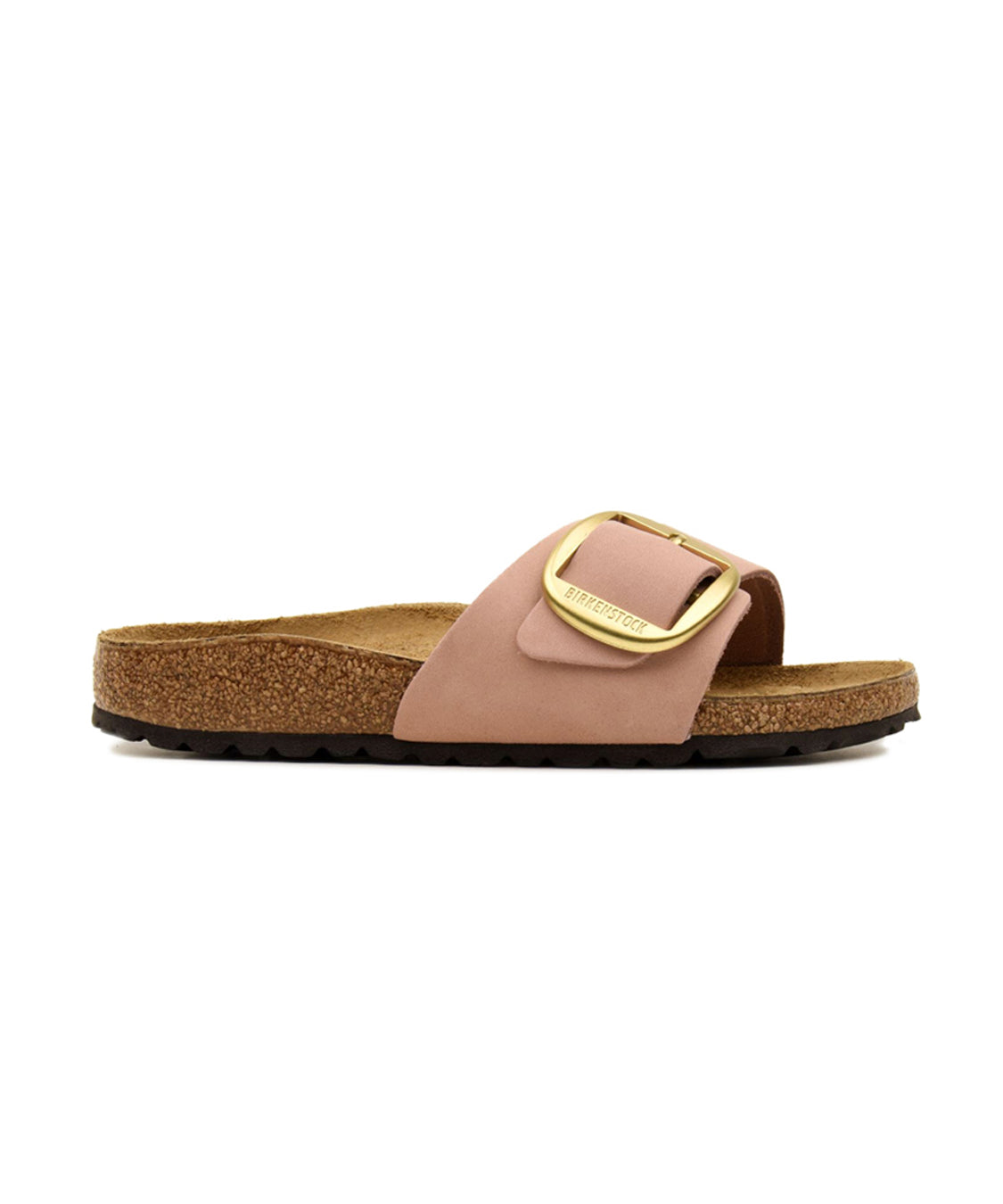 Ciabatta Madrid Big Buckle Nubuck Leather BIRKENSTOCK Donna - Rosa