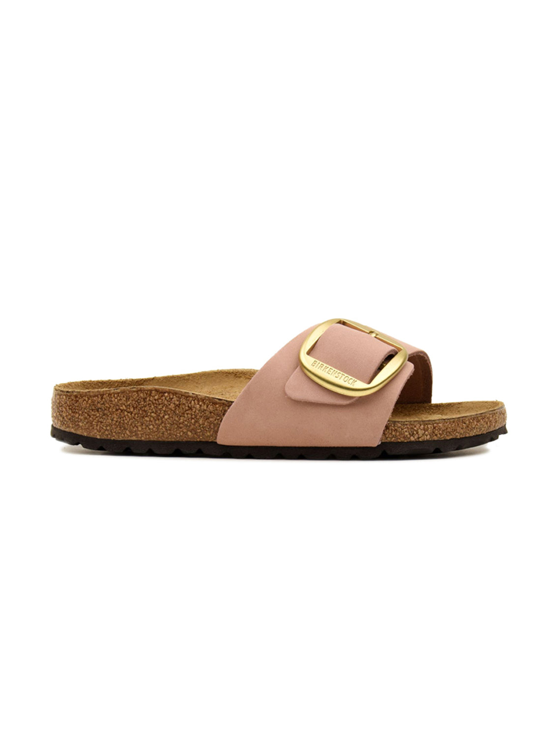 Ciabatta Madrid Big Buckle Nubuck Leather BIRKENSTOCK Donna - Rosa