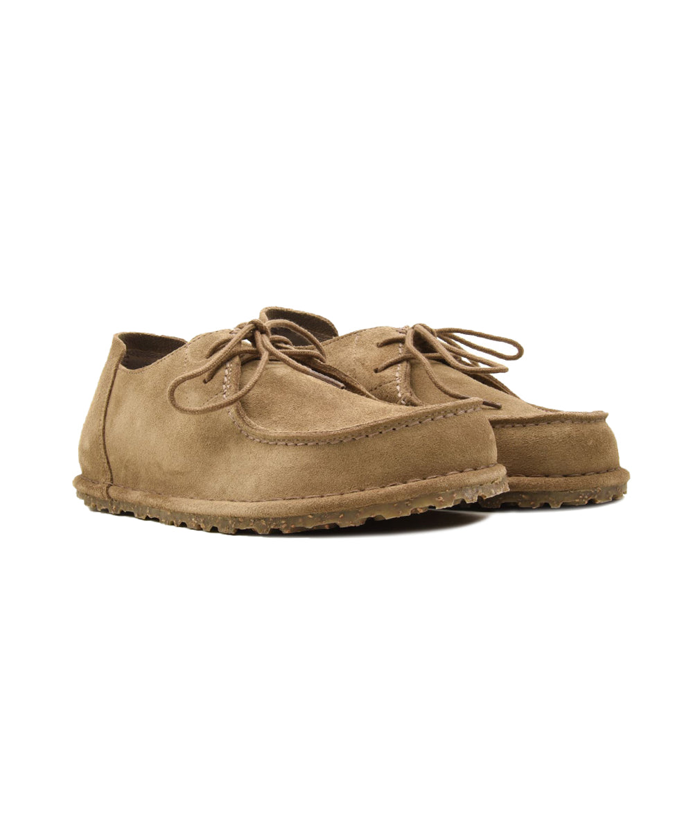 Mocassini Utti Lace Suede Leather BIRKENSTOCK Uomo - Marrone