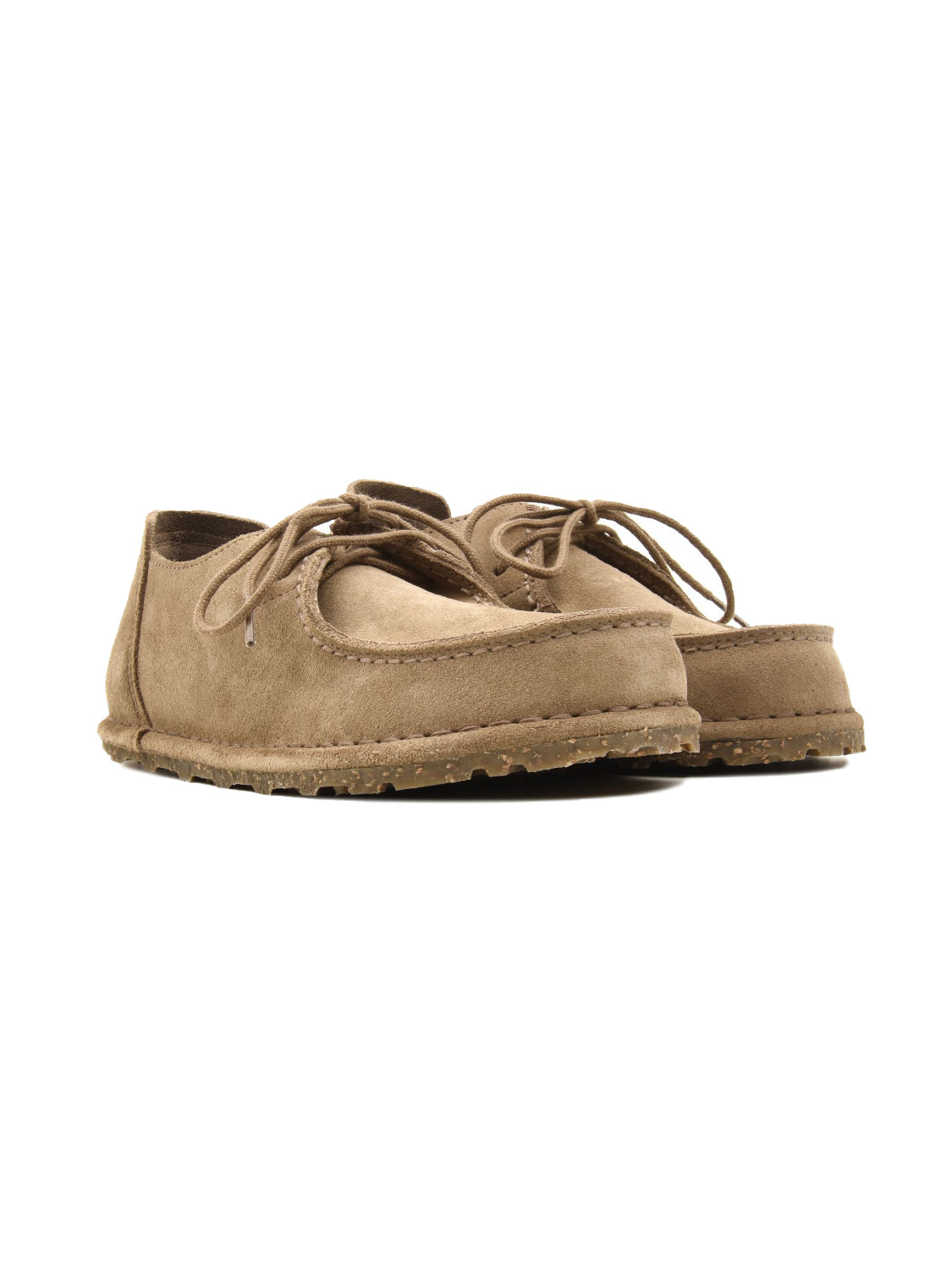 Mocassini Utti Lace Suede Leather BIRKENSTOCK Unisex - Marrone