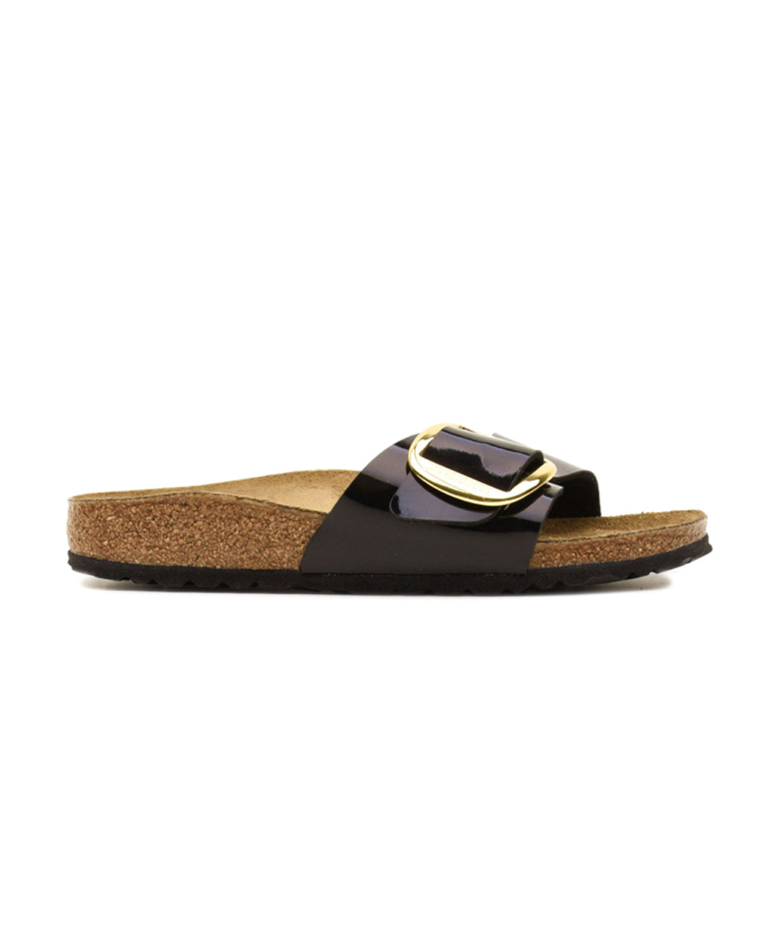 Ciabatta Madrid Big Buckle Birko Flor Patent BIRKENSTOCK Donna - Nero