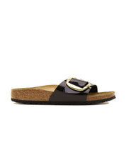 Ciabatta Madrid Big Buckle Birko Flor Patent BIRKENSTOCK Donna - Nero