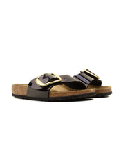 Ciabatta Madrid Big Buckle Birko Flor Patent BIRKENSTOCK Donna - Nero