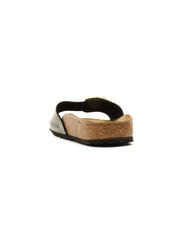Ciabatta Madrid Big Buckle Birko Flor Patent BIRKENSTOCK Donna - Nero