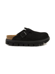 Sabot Boston Chunky Suede Leather BIRKENSTOCK Donna - Nero