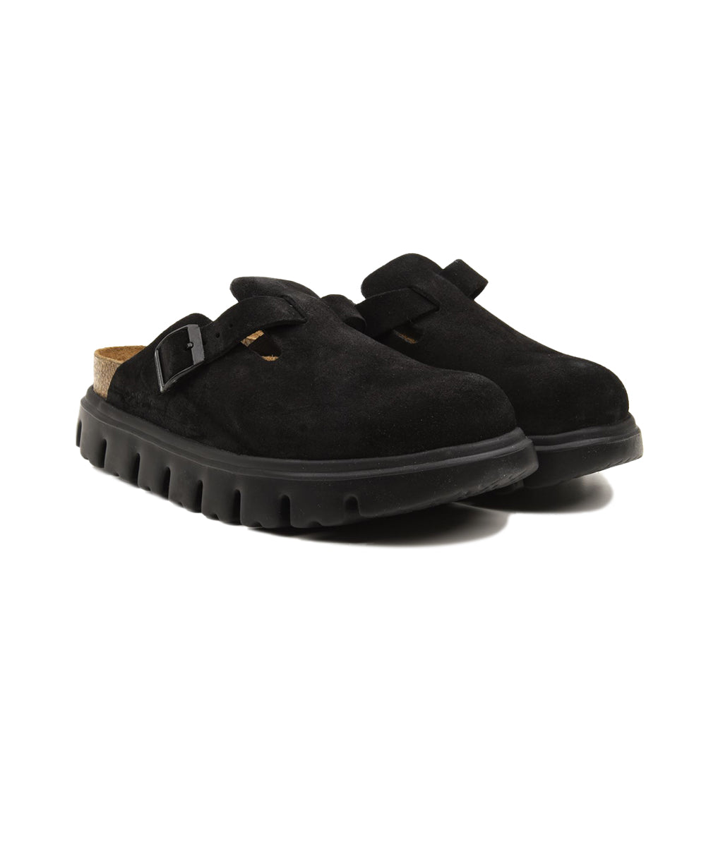 Sabot Boston Chunky Suede Leather BIRKENSTOCK Donna - Nero