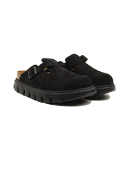 Sabot Boston Chunky Suede Leather BIRKENSTOCK Donna - Nero
