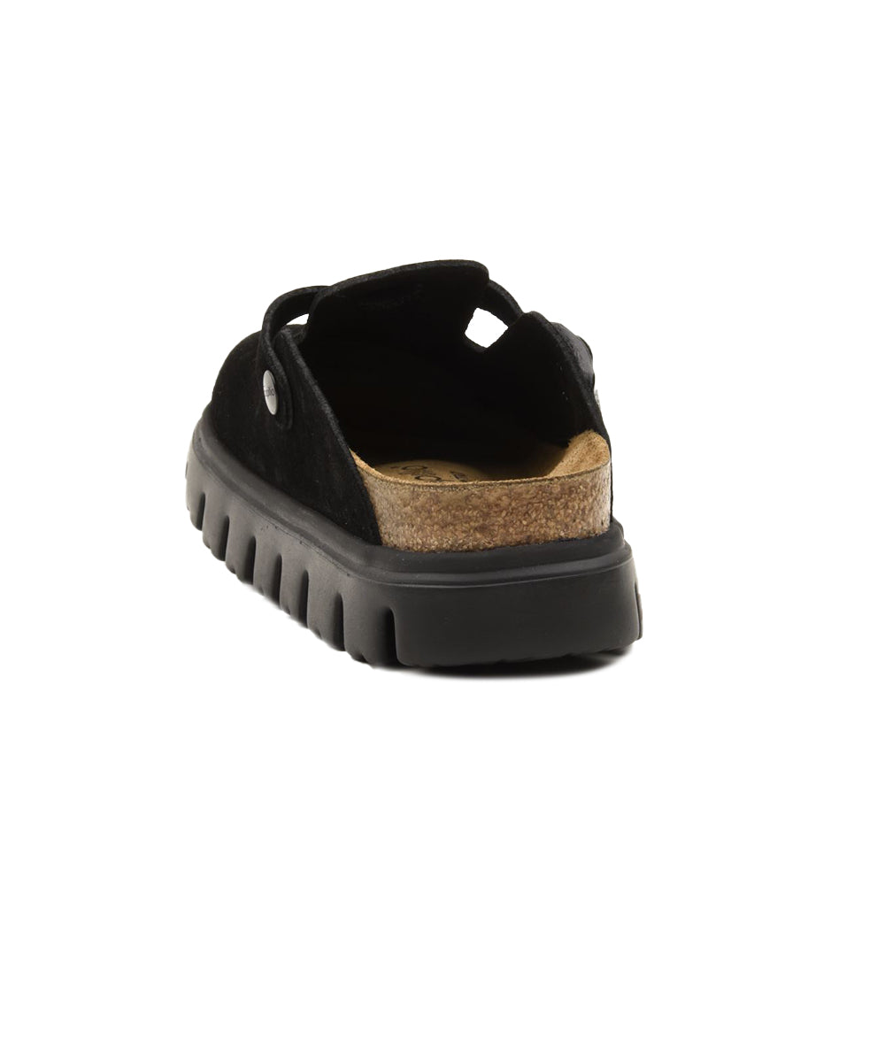 Sabot Boston Chunky Suede Leather BIRKENSTOCK Donna - Nero