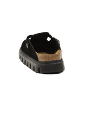 Sabot Boston Chunky Suede Leather BIRKENSTOCK Donna - Nero