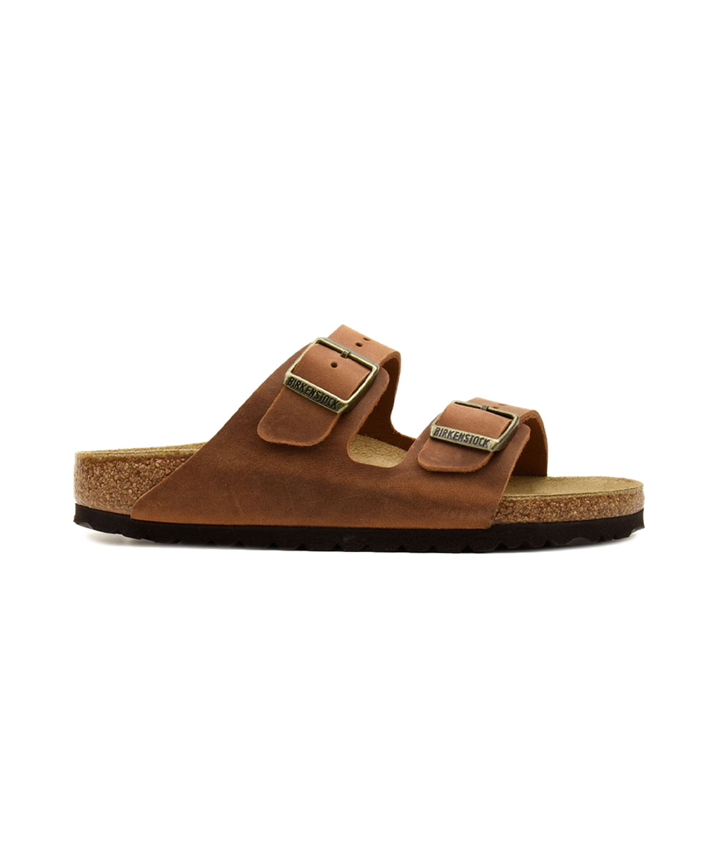Sandalo Arizona Oiled Leather BIRKENSTOCK Unisex - Marrone