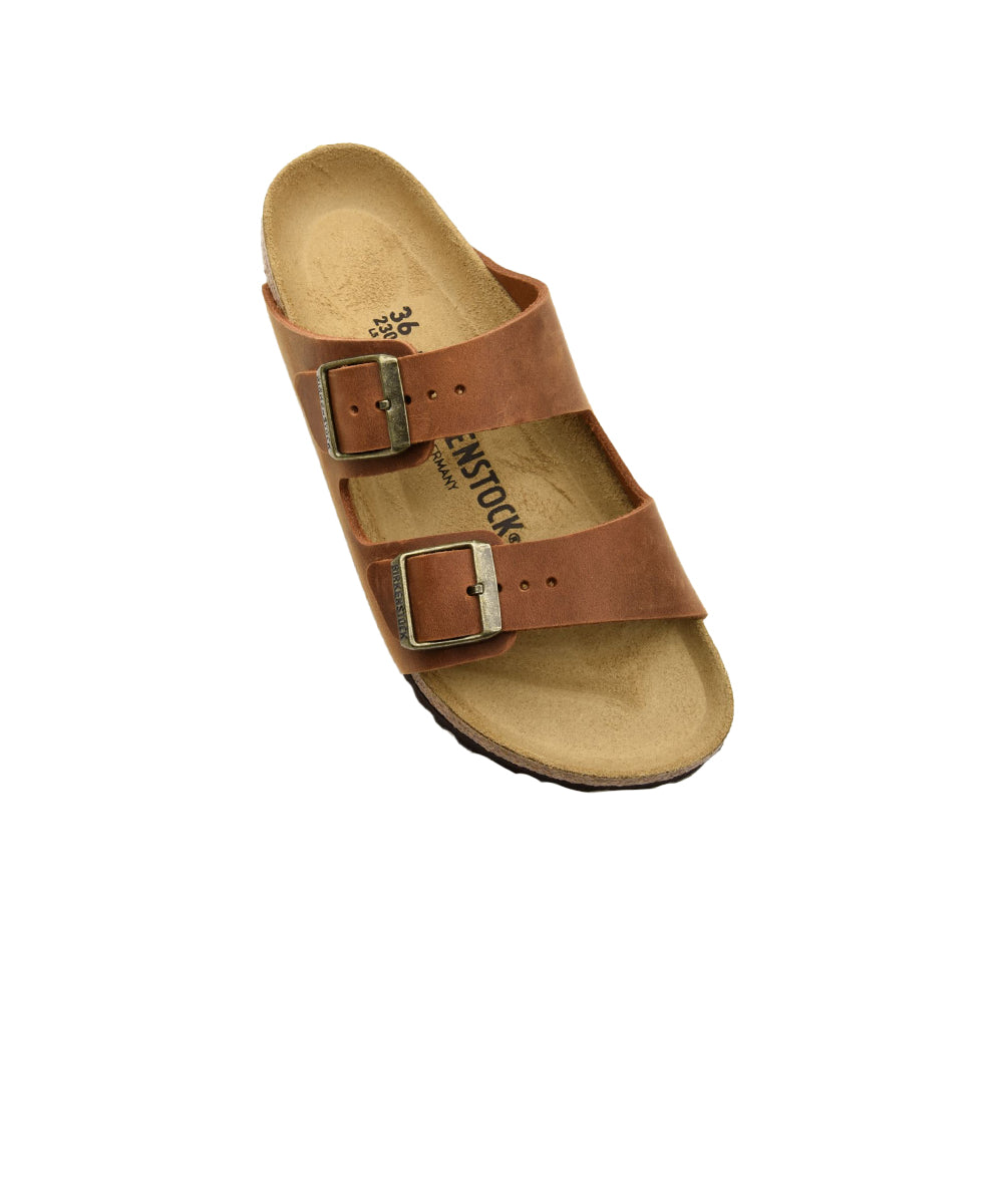 Sandalo Arizona Oiled Leather BIRKENSTOCK Unisex - Marrone