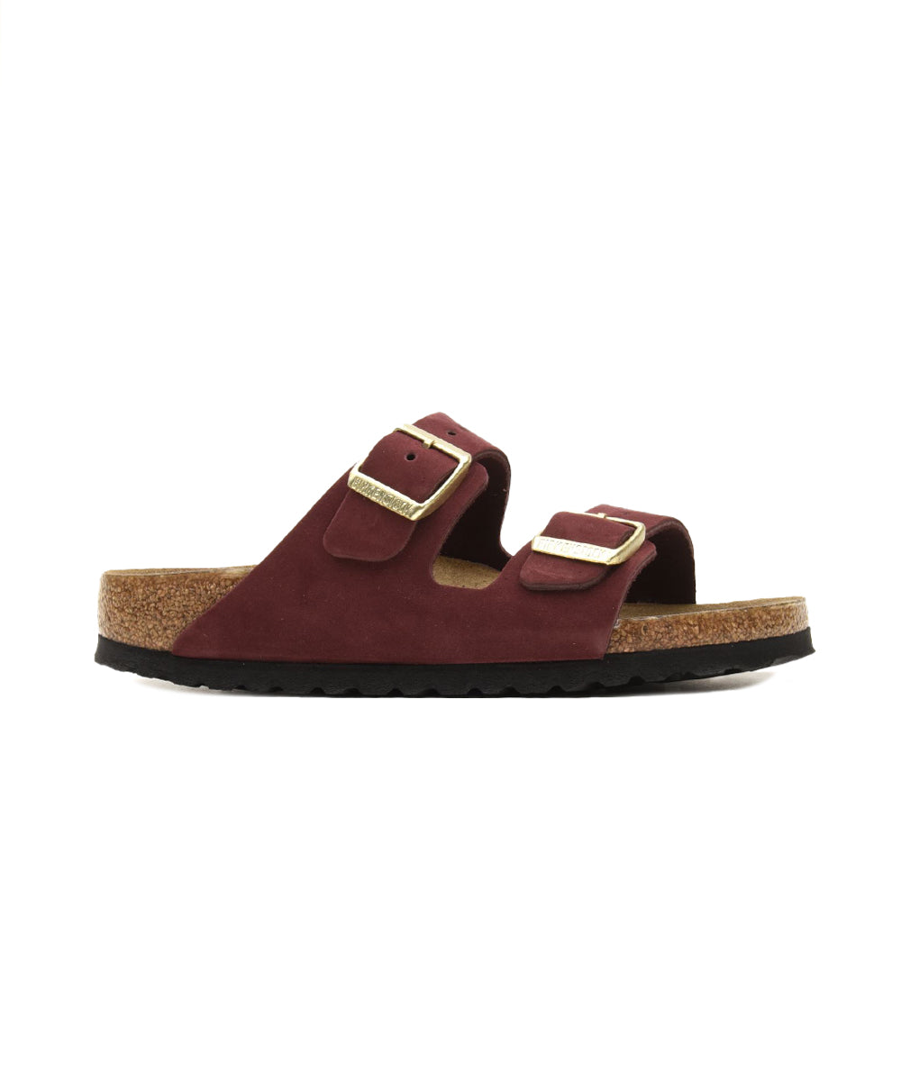 Sandalo Arizona SFB Nubuck Leather BIRKENSTOCK Donna - Zinfandel