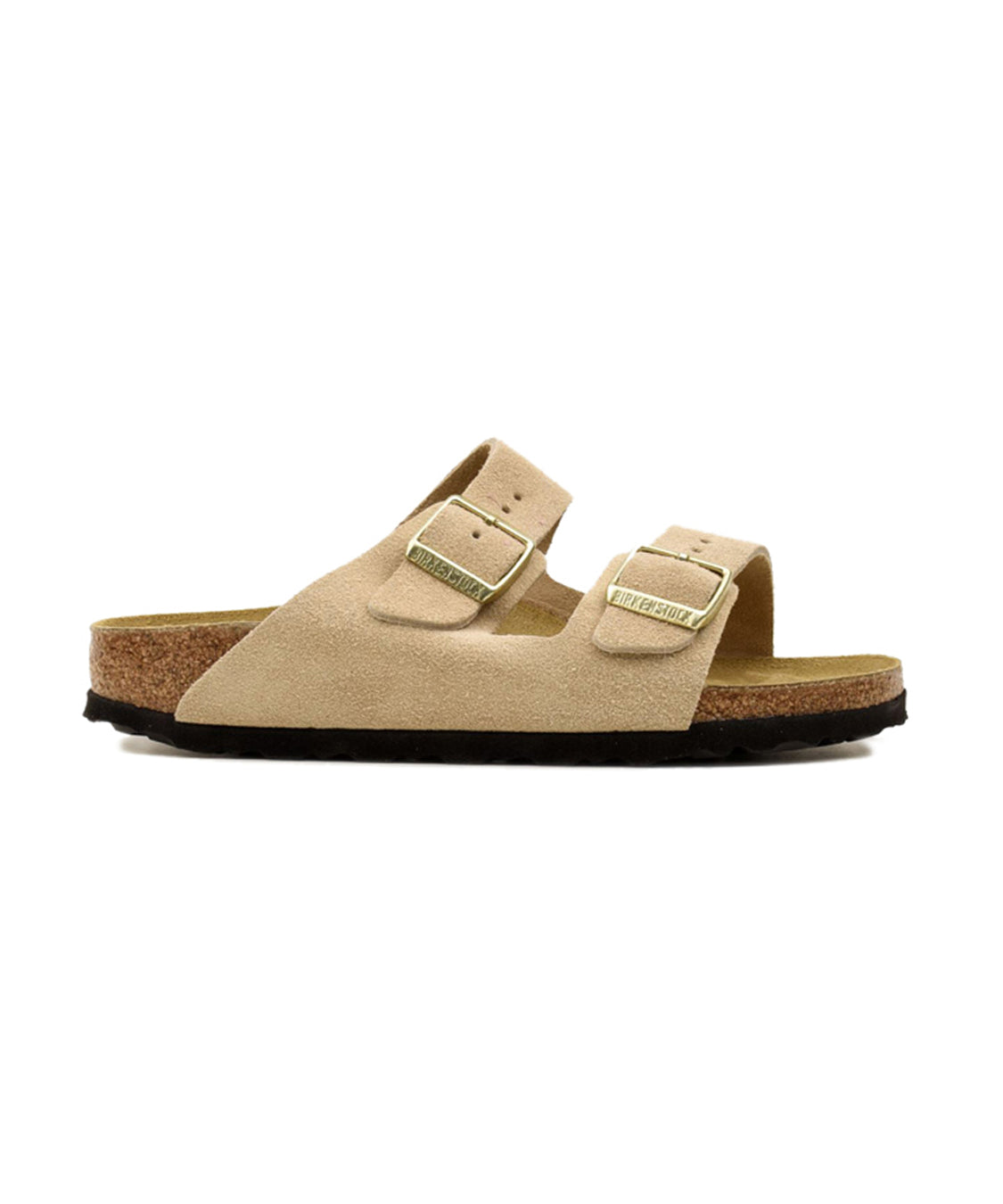 Sandalo Arizona Suede Leather BIRKENSTOCK Donna - Beige