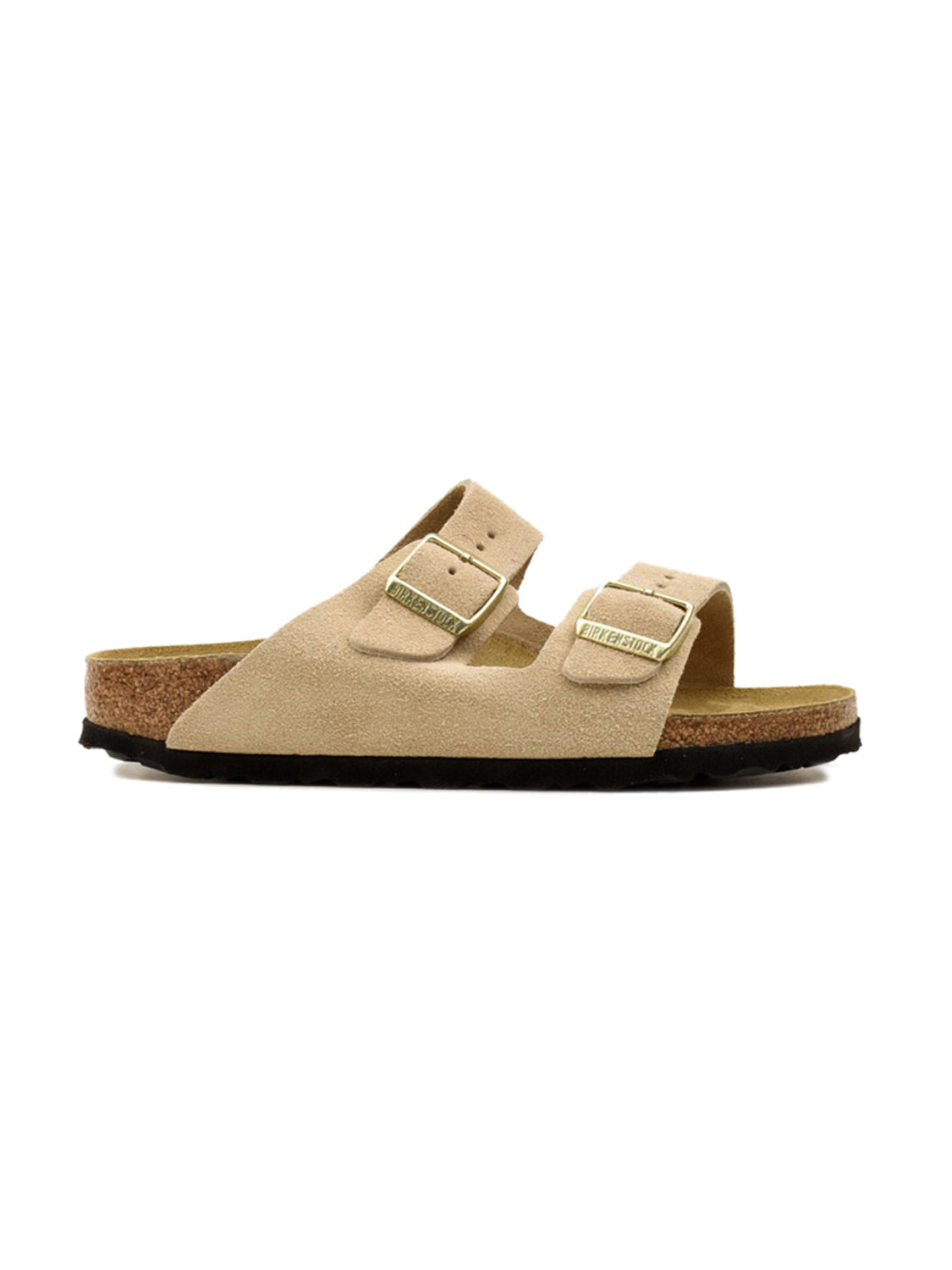 Sandalo Arizona Suede Leather BIRKENSTOCK Donna - Beige
