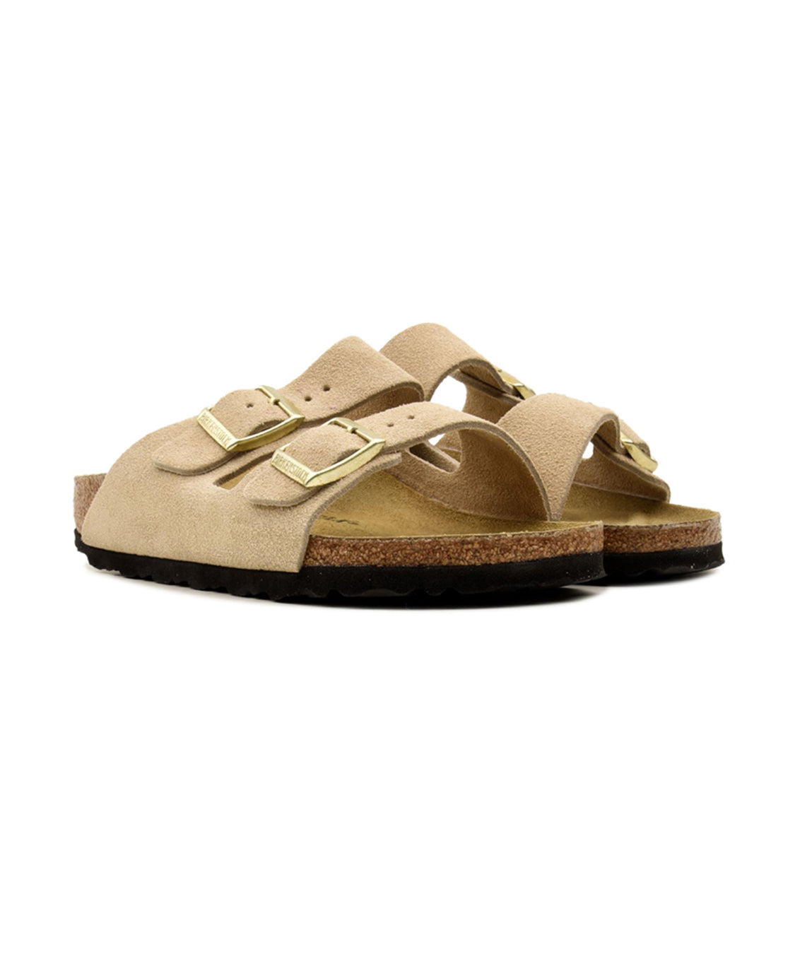 Sandalo Arizona Suede Leather BIRKENSTOCK Donna - Beige