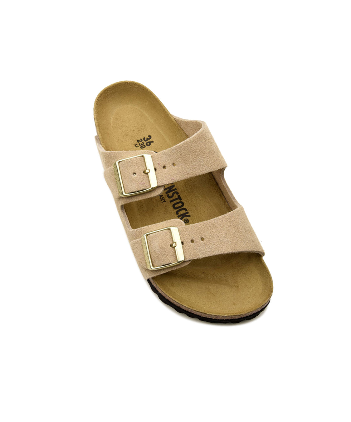 Sandalo Arizona Suede Leather BIRKENSTOCK Donna - Beige