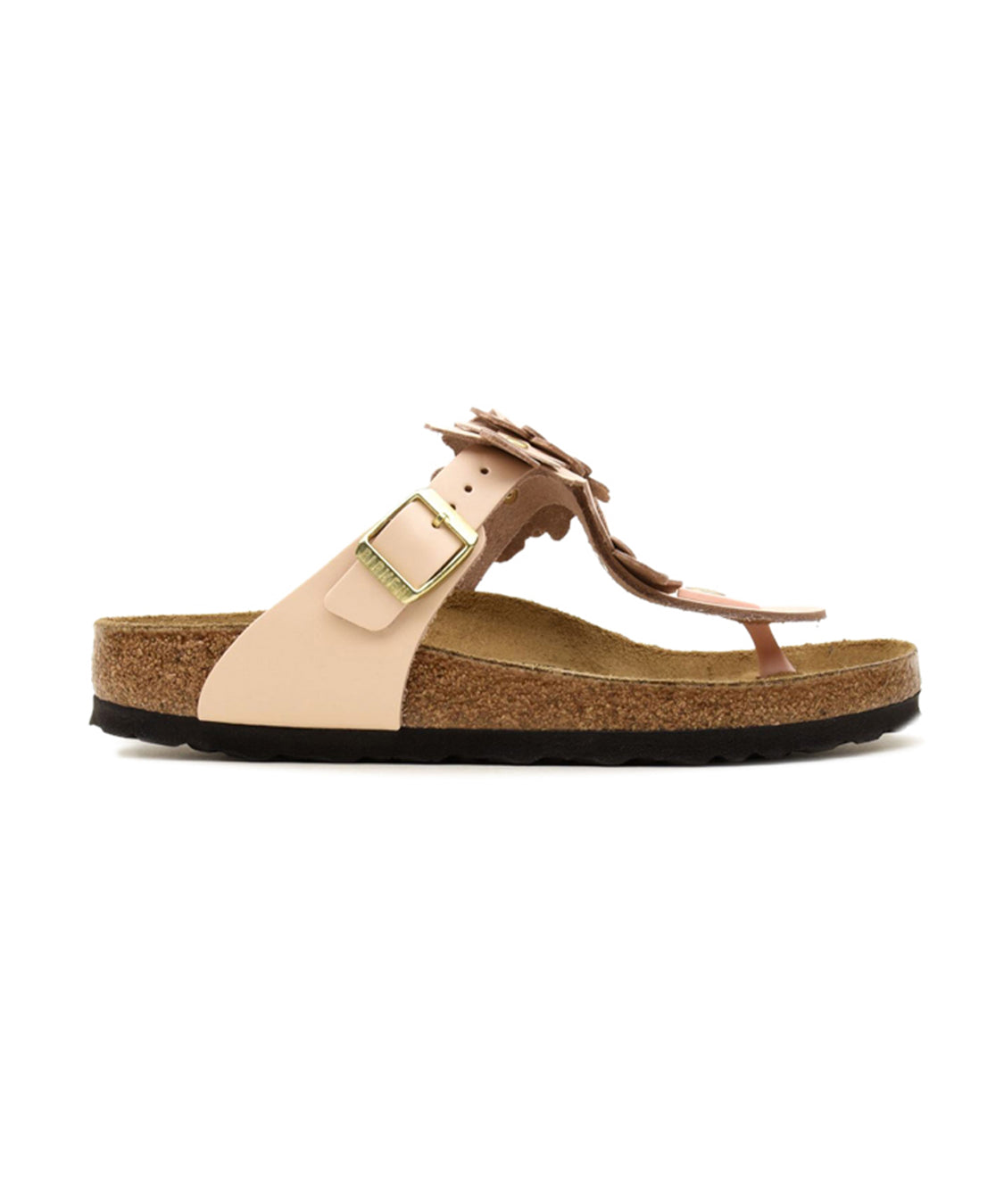 Infradito Gizeh Flowers Natural Leather BIRKENSTOCK Donna - Rosa