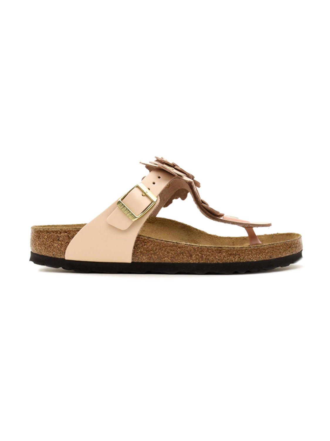 Infradito Gizeh Flowers Natural Leather BIRKENSTOCK Donna - Rosa