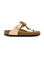 Infradito Gizeh Flowers Natural Leather BIRKENSTOCK Donna - Rosa