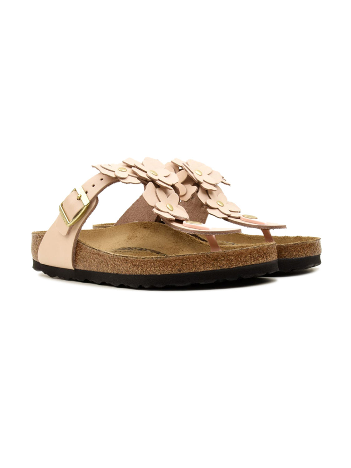 Infradito Gizeh Flowers Natural Leather BIRKENSTOCK Donna - Rosa