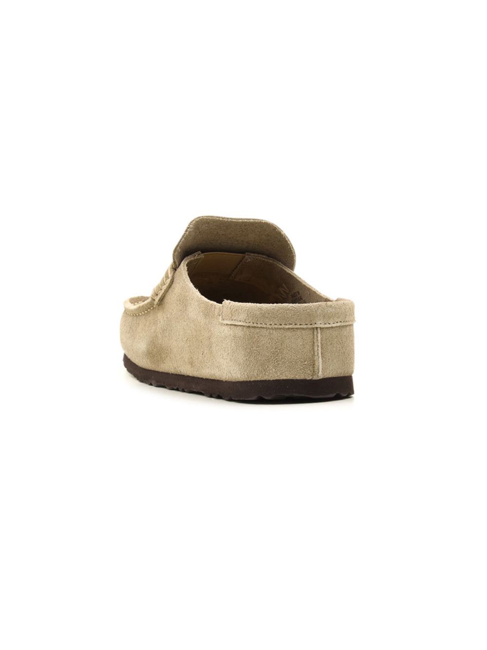 Sabot Naples Wrapped Suede Leather BIRKENSTOCK Unisex - Taupe