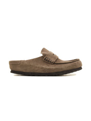 Sabot Naples Wrapped Suede Leather BIRKENSTOCK Unisex - Grigio