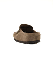 Sabot Naples Wrapped Suede Leather BIRKENSTOCK Unisex - Grigio