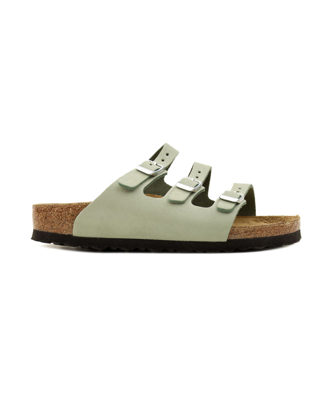 Sandalo Florida Nubuck Leather BIRKENSTOCK Donna - Verde