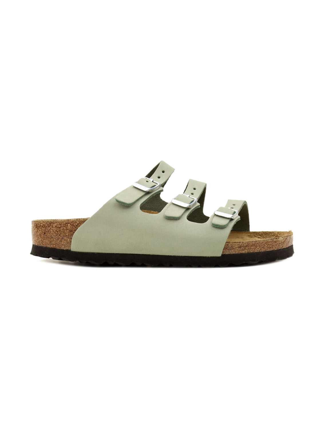 Sandalo Florida Nubuck Leather BIRKENSTOCK Donna - Verde